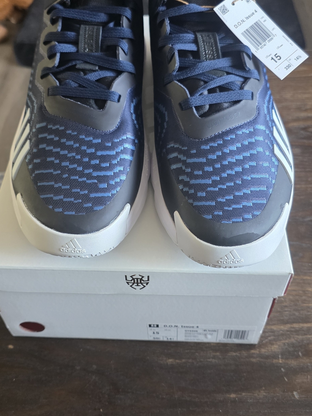 Adidas D.O.N. Issue 4 Team Navy Basketball Low Top Sneaker GY6506 Size 15